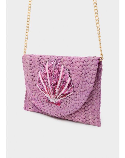 Pochette Capri violet - 25x17 cm
