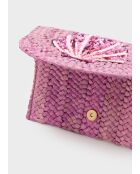 Pochette Capri violet - 25x17 cm