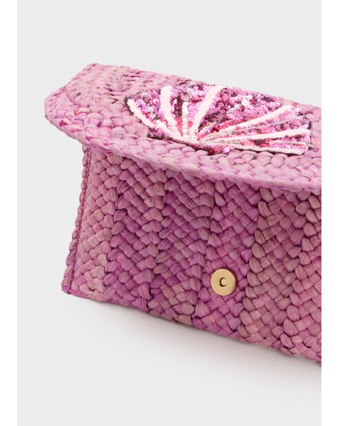 Pochette Capri violet - 25x17 cm