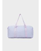 Sac de voyage Bruna Vichy lilas - 50 x 23 x 22 cm