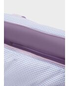 Sac de voyage Bruna Vichy lilas - 50 x 23 x 22 cm