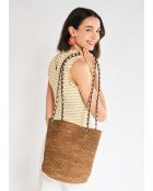 Sac cabas marron - 24x24x28 cm