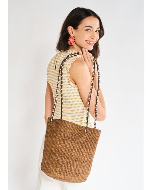 Sac cabas marron - 24x24x28 cm