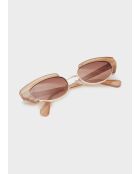 Lunettes vénus or/marron