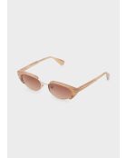 Lunettes vénus or/marron