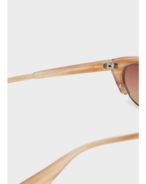 Lunettes vénus or/marron