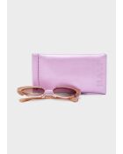 Lunettes vénus or/marron