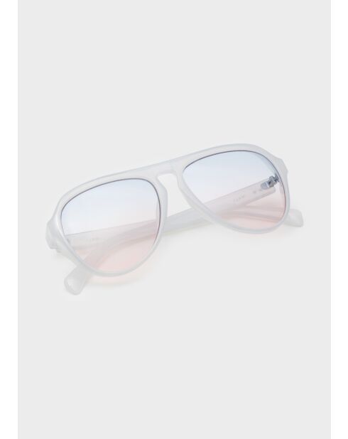 Blaue Tropfenbrille Dora