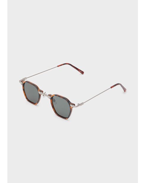 Gafas marrones hexagonales Miles