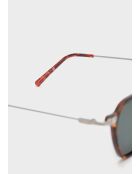 Gafas marrones hexagonales Miles