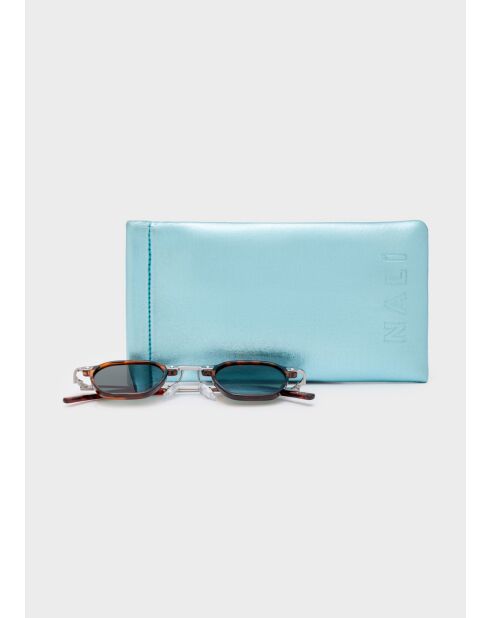 Gafas marrones hexagonales Miles