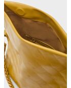 Sac bandoulière Claire ocre - 33x8,5x15,5 cm