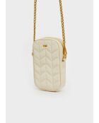 Sac bandoulière mini Nikla blanc - 17.5 x 11.5 x 4.5 cm