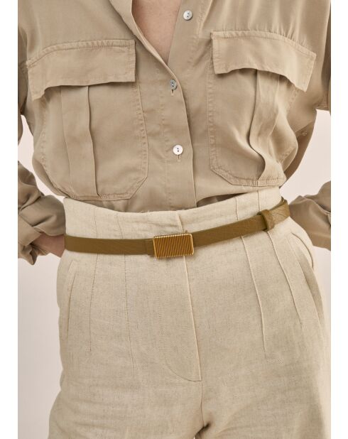 Ceinture Leo beige