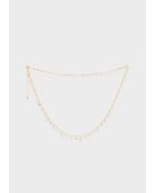 Dunne riem met gouden hangers