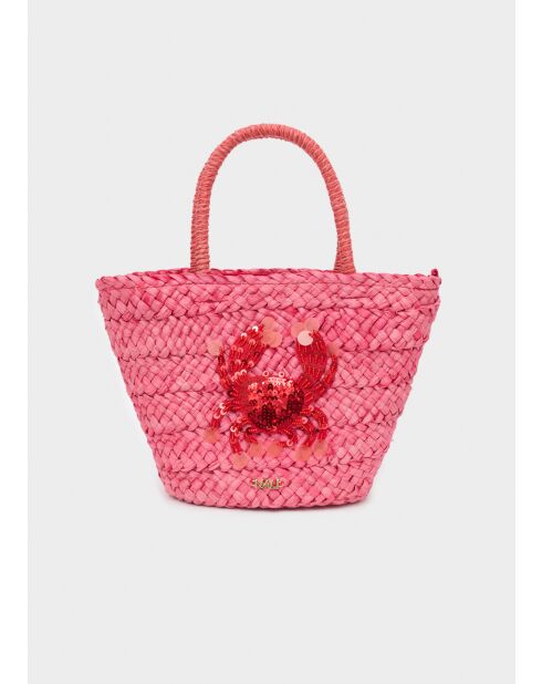 Sac Capri rose - 33x20x18 cm