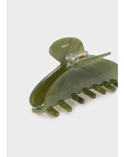 Pince de cheveux verte