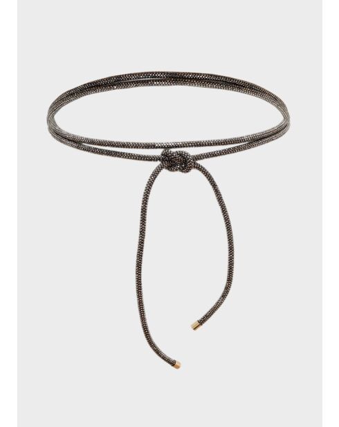 Ceinture multifonction en corde avec pierres canon