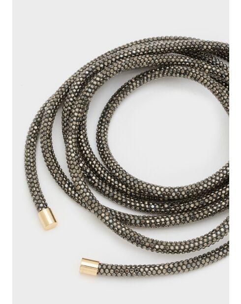 Ceinture multifonction en corde avec pierres canon