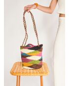 Sac Rhama multicolore - 24x24x28 cm