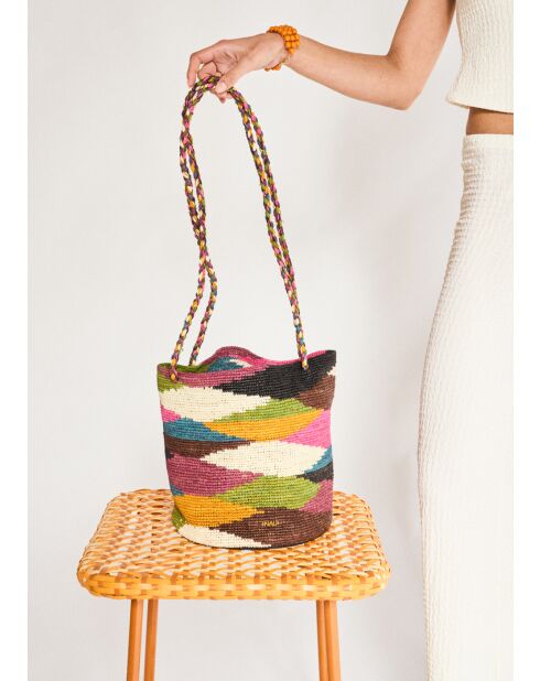 Sac Rhama multicolore - 24x24x28 cm