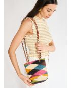 Sac Rhama multicolore - 24x24x28 cm