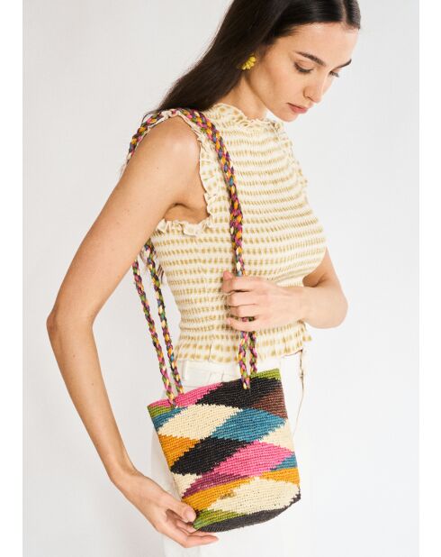 Sac Rhama multicolore - 24x24x28 cm