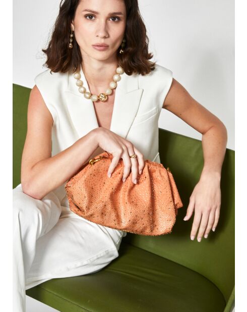 Sac bandoulière Delfina orange - 30 x 20 x 11 cm