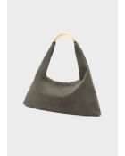 Sac bandoulière Mila gris - 48x8x40 cm