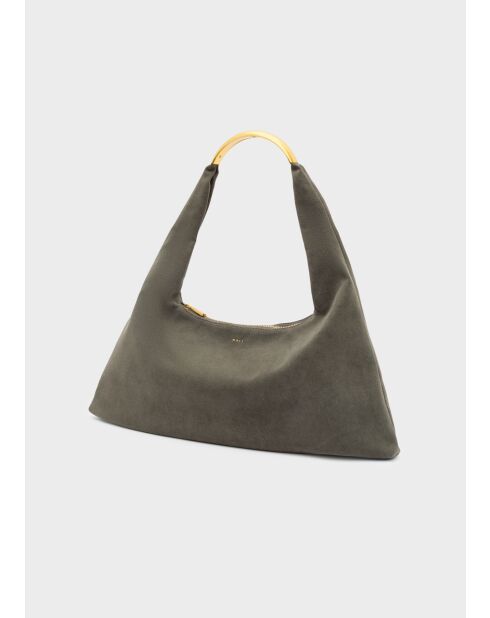 Sac bandoulière Mila gris - 48x8x40 cm