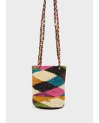 Sac Rhama multicolore - 15x15x20 cm