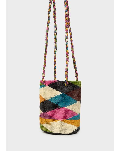Sac Rhama multicolore - 15x15x20 cm
