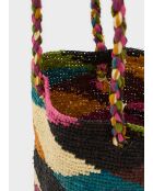Sac Rhama multicolore - 15x15x20 cm
