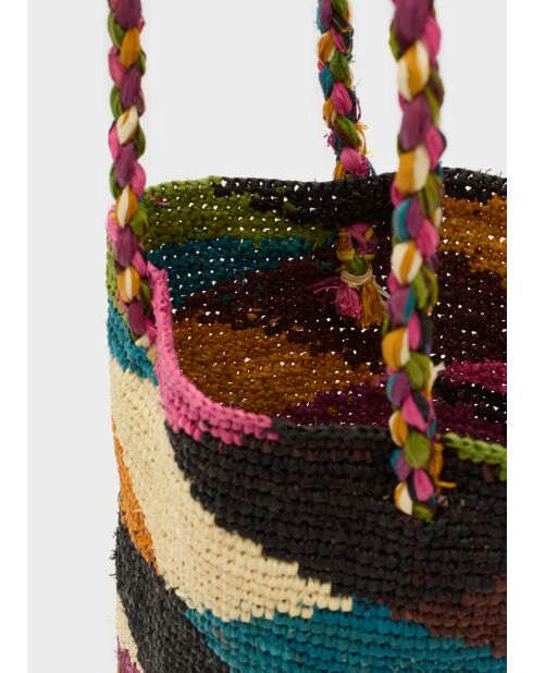 Sac Rhama multicolore - 15x15x20 cm