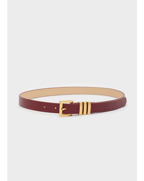 Ceinture Selly bordeaux