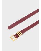Ceinture Selly bordeaux
