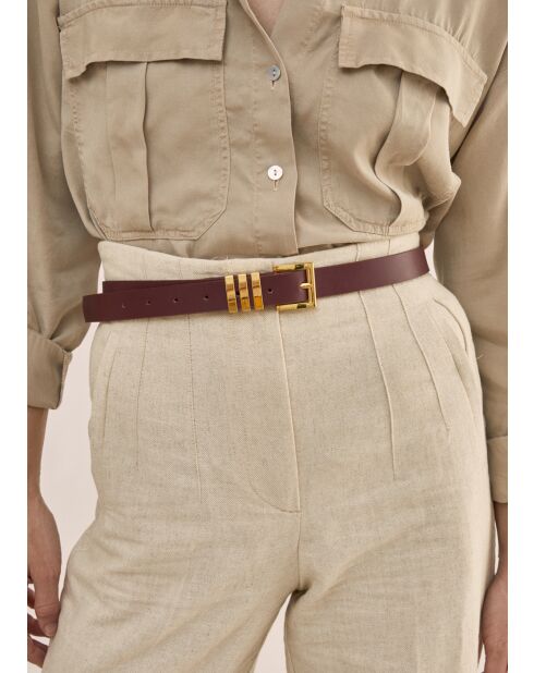 Ceinture Selly bordeaux