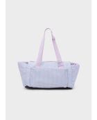 Sac pour animaux Vichy lilas - 39 x 26 x 29 cm