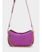 Sac bandoulière Siria violet - 28 x 18 x 10 cm