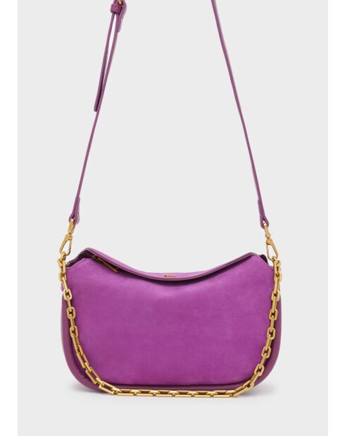 Sac bandoulière Siria violet - 28 x 18 x 10 cm