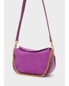 Sac bandoulière Siria violet - 28 x 18 x 10 cm