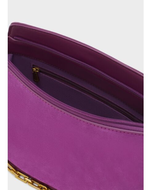 Sac bandoulière Siria violet - 28 x 18 x 10 cm