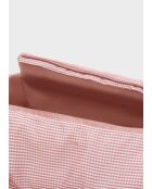 Sac pour animaux Vichy rose - 39 x 26 x 29 cm