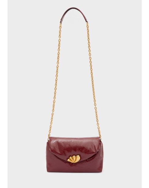 Sac bandoulière Sharon rouge - 23x7x14,5 cm