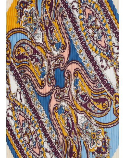 Sciarpa paisley samantha blu