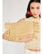 Pochette Era jaune claire - 30x20 cm