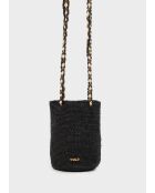 Sac Rhama noire - 15x15x20 cm