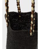 Sac Rhama noire - 15x15x20 cm