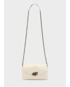 Sac bandoulière Sharon avec glaçage ecru - 23x7x14,5 cm