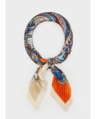 Sciarpa paisley samantha arancione